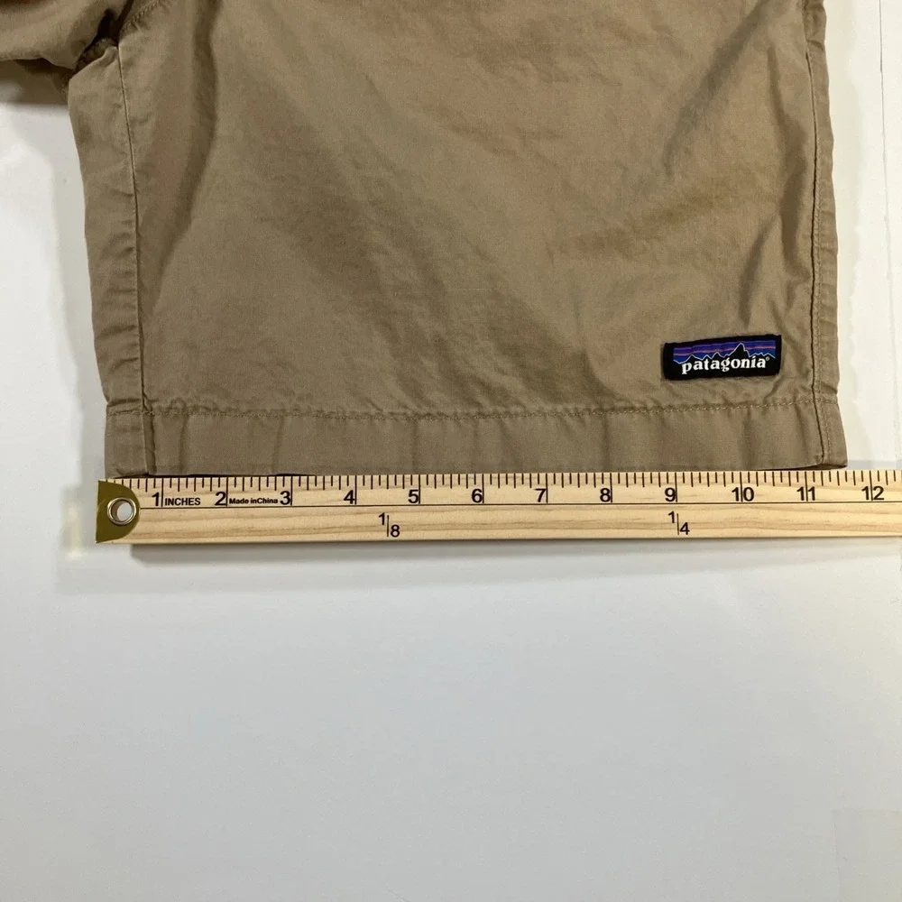 Patagonia All Wear Organic Cotton Hemp Shorts Mens 34 Brown Hiking Camping 7.5